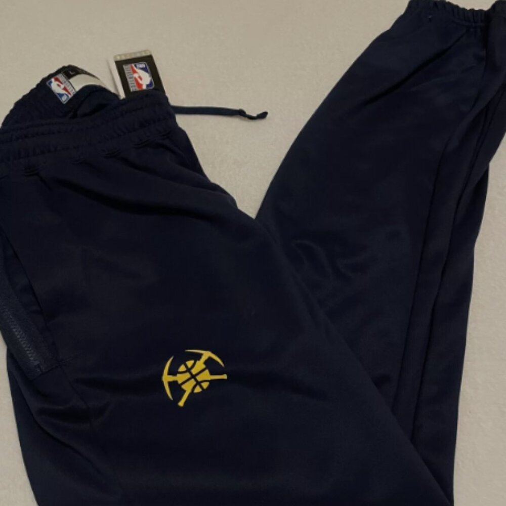 NWT Nike NBA Denver Nuggets Blue Practice Pants